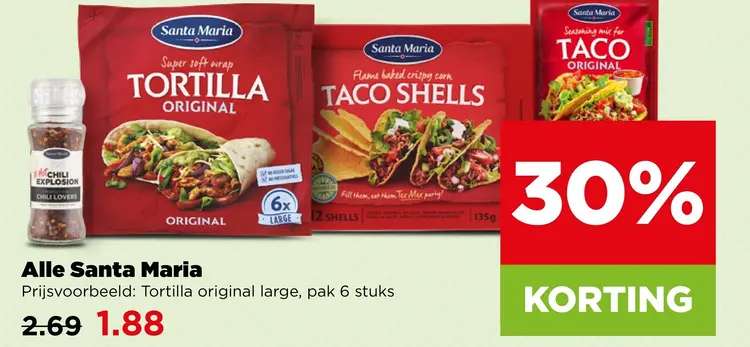 Aanbieding: Tortilla original large