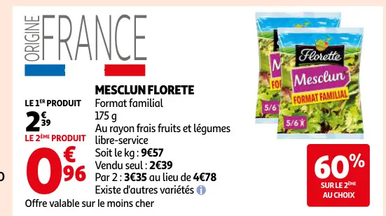 Offre: Mesclun