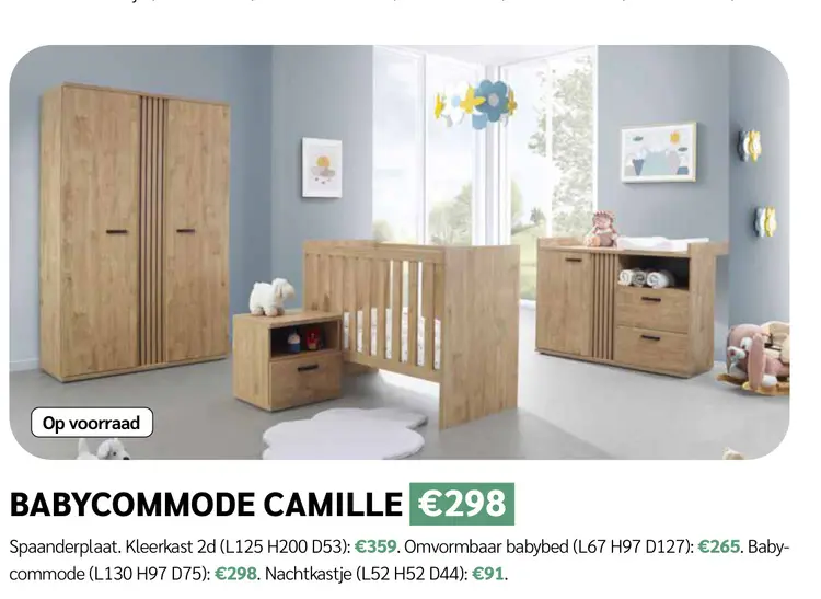 Promotie: Babycommode camille