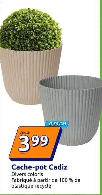 Offre: Cache-pot Cadiz