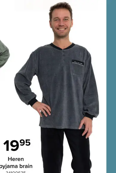 Promotie: heren pyjama brain