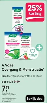 Aanbieding: A.Vogel Overgang & Menstruatie