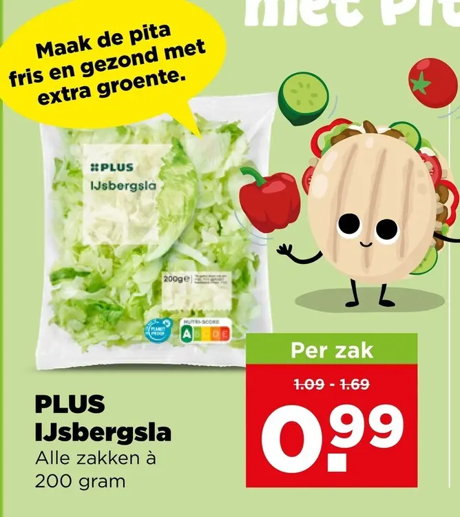 Aanbieding: PLUS IJsbergsla