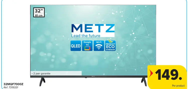 Promotie: Metz Qled Google TV 32MQF7000Z