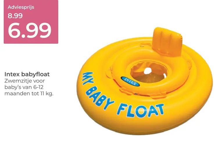 Aanbieding: babyfloat