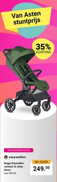 Aanbieding: Buggy Easywalker Jackey2 XL Deep Green