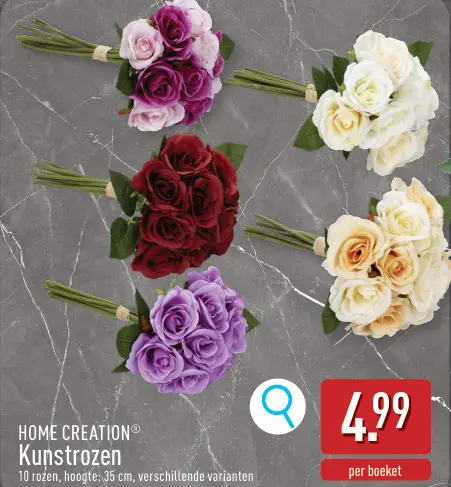 Promotie: HOME CREATION® Kunstrozen