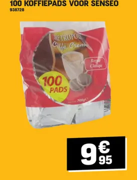 Aanbieding: 100 koffiepads voor Senseo