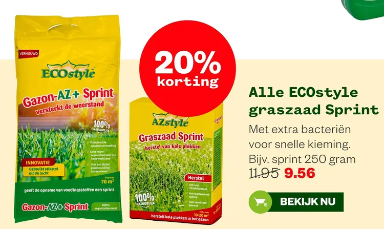 Aanbieding: Alle ECOstyle Graszaad Sprint