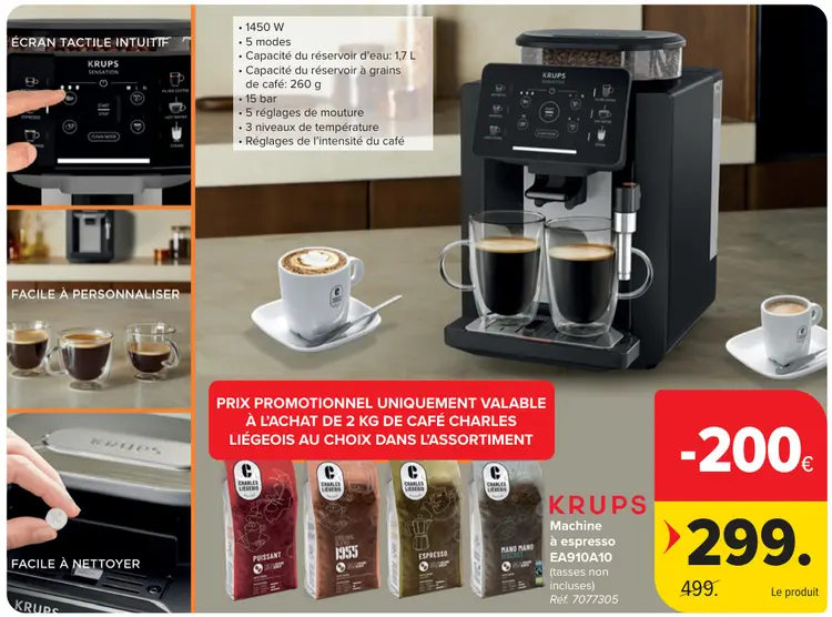 Offre: Machine à espresso EA910A10