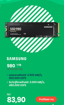 Aanbieding: Samsung 980 - 1 TB