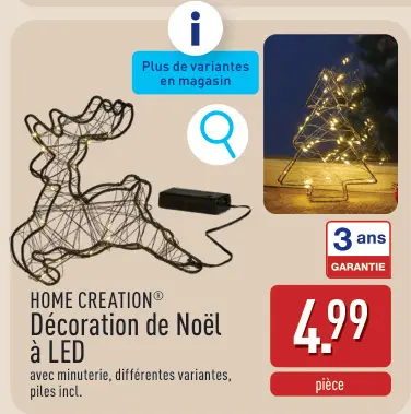 Offre: Décoration de Noël à LED
