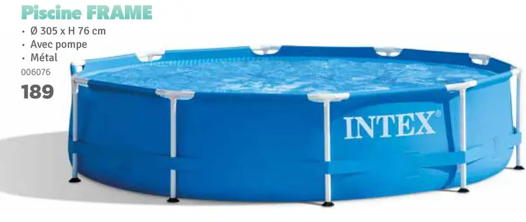 Offre: Piscine FRAME