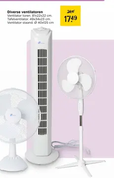 Aanbieding: Diverse ventilatoren