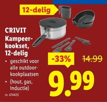 Promotie: Kampeer-kookset