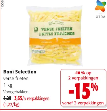 Promotie: Verse frieten