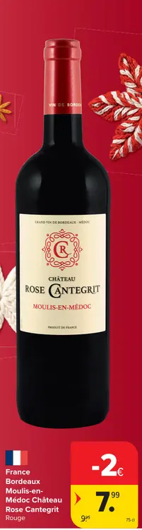 Offre: Moulis-en-Médoc Château Rose Cantegrit