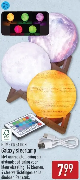 Aanbieding: Galaxy sfeerlamp