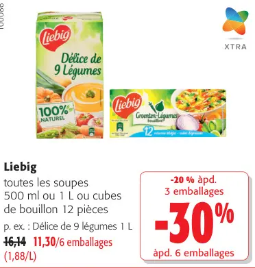 Offre: toutes les soupes