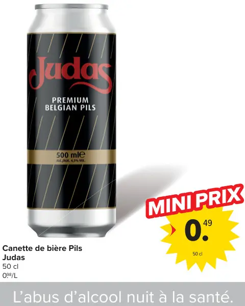Offre: Canette de bière Pils Judas
