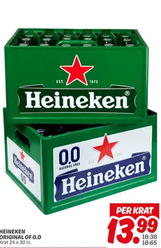 Aanbieding: HEINEKEN ORIGINAL OF 0.0