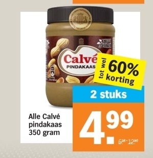 Aanbieding: Calvé Pindakaas