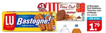Aanbieding: LU Bastogne, Petit Moelleux, Time Out, LuLu o