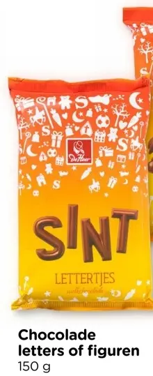 Aanbieding: Chocolade letters of figuren