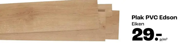 Promotie: Plak PVC Edson