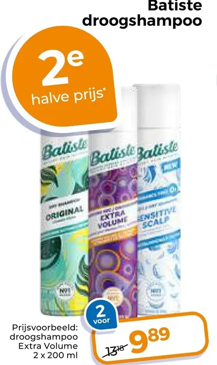 Aanbieding: droogshampoo