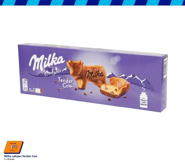Aanbieding: Milka cakejes Tender Cow