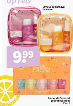 Aanbieding: Amour de Carnaval travelset/bodymist giftset