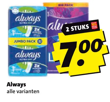 Aanbieding: Always