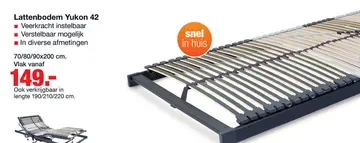 Aanbieding: Lattenbodem Yukon 42