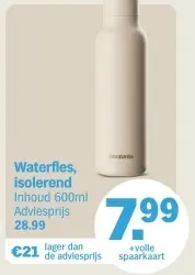 Aanbieding: Waterfles, isolerend