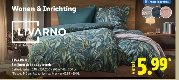 Aanbieding: Satijnen dekbedovertrek