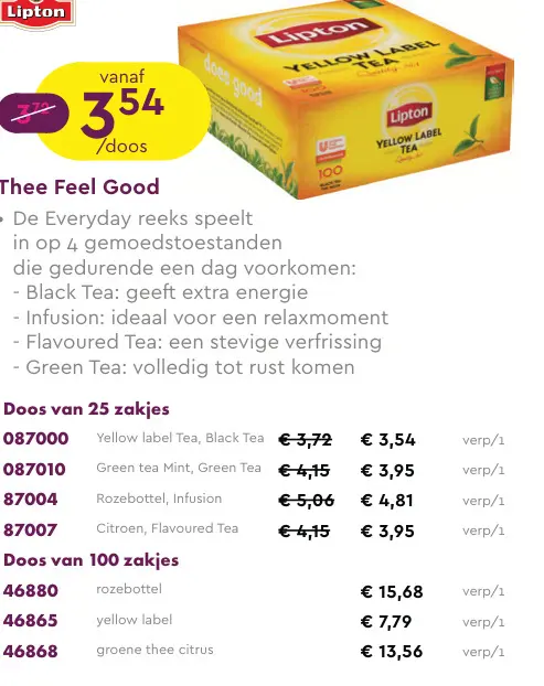 Promotie: Thee Feel Good