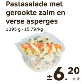 Promotie: Pastasalade met gerookte zalm en verse asperg