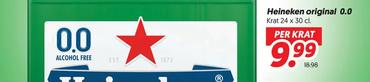 Aanbieding: Heineken original 0.0