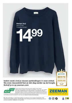 Aanbieding: Heren trui