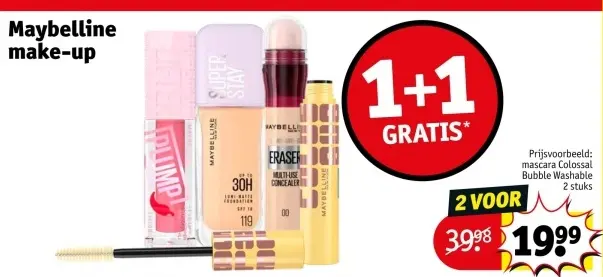 Aanbieding: Maybelline make-up