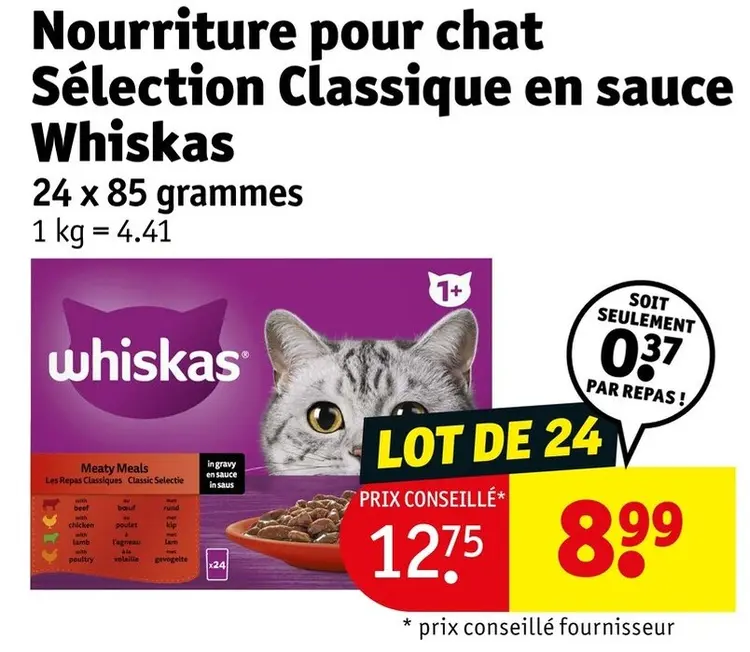 Offre: Nourriture pour chat Sélection Classique en sauce