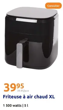 Offre: Friteuse à air chaud XL