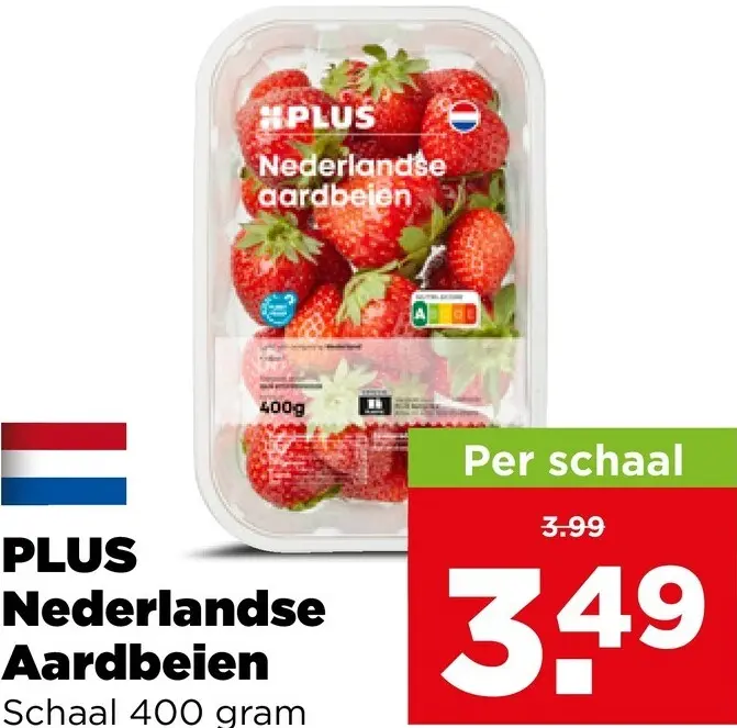 Aanbieding: PLUS Nederlandse Aardbeien