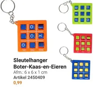 Aanbieding: Sleutelhanger Boter-Kaas-en-Eieren