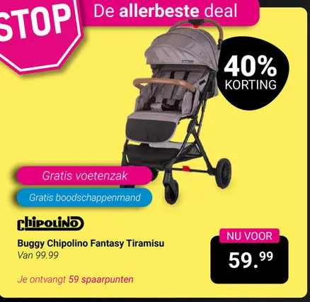 Aanbieding: Buggy Chipolino Fantasy Tiramisu