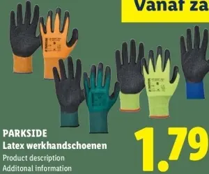 Aanbieding: Latex werkhandschoenen