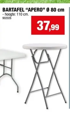 Promotie: Bartafel "apero"