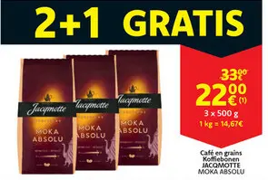 Offre: Café en grains / Koffiebonen