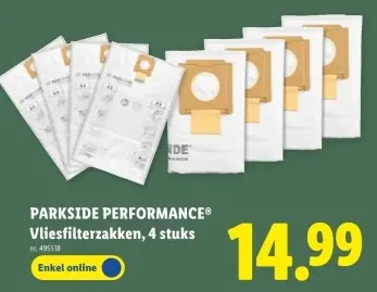 Promotie: Vliesfilterzakken